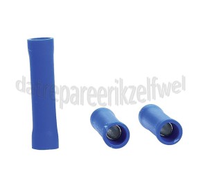 Foto van Ratio Kabelschoen Blauw, Doorverbinder 1,5-2,5mm 