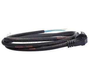 Foto van Snoer Perilex 5x2,5mm2 Zwart 2M 5 Aderig snoer met gegoten stekker 