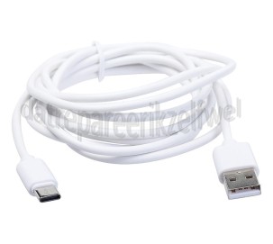 Foto van Easyfiks USB Kabel wit, 200 cm usb A naar C Universeel USB Type C 