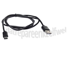 Foto van Easyfiks USB Kabel Zwart, 100 cm usb A naar C USB Type C 