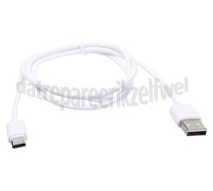 Foto van Easyfiks USB Kabel wit, 100 cm Usb A naar C USB Type C 