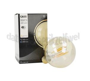 Foto van Calex Ledlamp Smart LED Filament Rustic Gold globelamp G95 220-240V, 7W, 806lm, 1800-3000K 