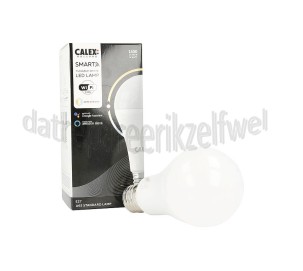 Foto van Calex Ledlamp Smart LED Standaardlamp A60 E27 CCT 220-240V, 14W, 1400lm, 2200-4000K 