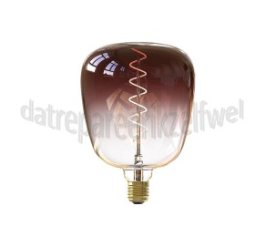 Foto van Calex Ledlamp Colors Kiruna Marron Gradient LED colors E27 5W 130lm 1800K Dimbaar 