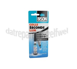 Foto van Bison Lijm Seconde Lijm, vloeibaar, tube 5gr Gecontroleerd doseren 