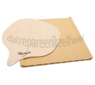 Foto van Whirlpool Steen Pizzasteen Universeel 350x345x41,5mm 