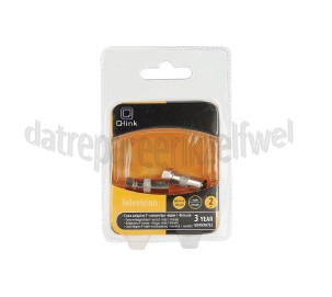 Foto van Q-Link Antenne Adapter Coax verloopstekkers naar F-Connector Male en Female 