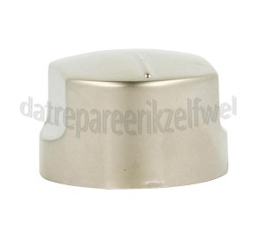 Foto van AEG Knop Gasknop, zilvergrijs 6561GM, 6530DGM, 3531WKM 