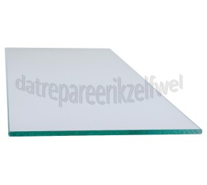 Foto van Pelgrim Glasplaat Dampscherm 482x137mm MSL600RVSP02, SLK600KORP02 