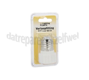 Foto van Lamphouder E27 naar GU10 Verloop fitting 
