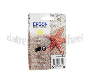 Foto van Epson Inktcartridge 603 Yellow XP2100, XP2105, XP3100, WF2810DWF 