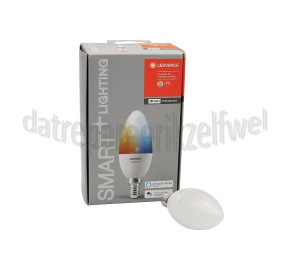 Foto van Ledvance Ledlamp Smart+ Wifi Classic Kaarslamp Tunable White E14, 5W, 2700K-6500K, Dimbaar 