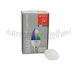 Foto van Ledvance Ledlamp Smart+ Wifi Classic Kaarslamp Multicolour E14, 5W, 2700K-6500K, Dimbaar 