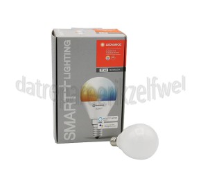 Foto van Ledvance Ledlamp Smart+ Wifi Classic P40 Kogellamp Tunable White E14, 5W, 2700K-6500K, Dimbaar 