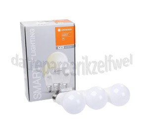 Foto van Ledvance Ledlamp Smart+ Wifi Classic A75 Multipack 3 stuks E27, 9,5W, 2700K, Dimbaar 