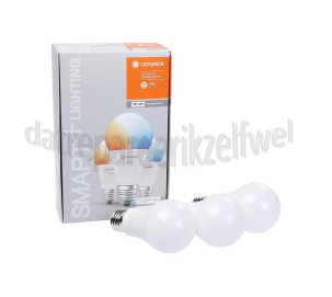 Foto van Ledvance Ledlamp Smart+ Wifi Classic A75 Tunable White Multipack 3 stuks E27, 9,5W, 2700K-6500K, Dimbaar 