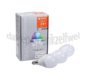 Foto van Ledvance Ledlamp Smart+ Wifi Classic P40 Kogellamp Multicolour 3 Pack E14, 5W, 2700K-6500K, Dimbaar 