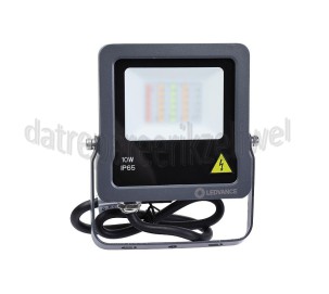 Foto van Ledvance Ledlamp Smart+ Wifi Flood schijnwerper, donkergrijs 10W, Multicolor 