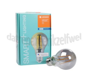Foto van Ledvance Ledlamp Smart+ Filament Classic CLA60 44 Smoke Bluetooth, 6W, 2700K, E27 