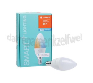 Foto van Ledvance Ledlamp Smart+ Classic B40 Kaarslamp Tunable White Bluetooth, 5W, 2700K-6500K, E14 