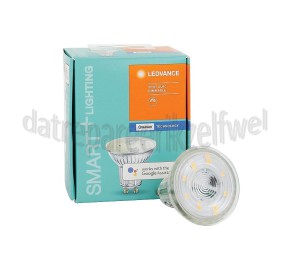 Foto van Ledvance Ledlamp Smart+ Bluetooth Spot Reflectorlamp GU10, 5W, 2700K, Dimbaar 