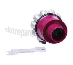 Foto van Dyson Reservoir Cycloon Silver/Fuchsia DC62 Animal Pro 