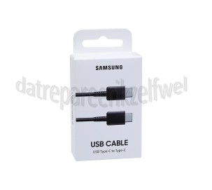 Foto van Samsung USB-C Kabel USB-C naar USB-C Kabel, 1 meter Zwart 
