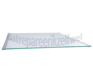 Foto van Samsung Glasplaat Glasplaat zilveren strip, RS8000NC RS6GN8231S9/EG 