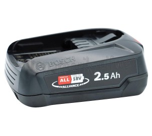 Foto van Bosch Accu Power For All 18V, 2,5Ah BBS611BSC02, BBS611PCK02 