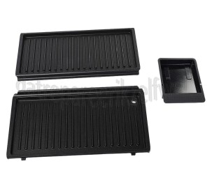 Foto van DeLonghi Plaat Grillplaten, set SW12, SW13 