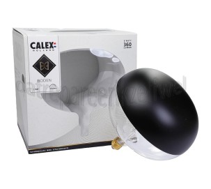 Foto van Calex Ledlamp LED XXL Cobble Kopspiegel Zwart E27 6W 360Lm 1800K Dimbaar 