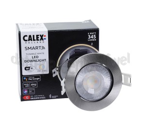 Foto van Calex Ledlamp Smart Wifi CCT Downlight IP21, 2700-6500K 