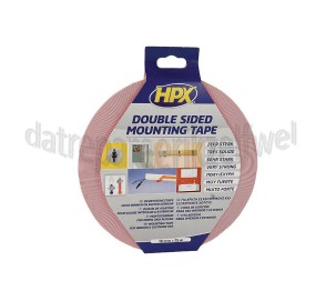 Foto van HPX Tape Spiegel bevestigingstape Wit 19mm x 25m 