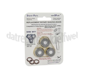 Foto van NewSPeak Scheerkop Roterende scheerkop 3 ringen SH91, SH98, SH71, S9000, S7000, S5000 