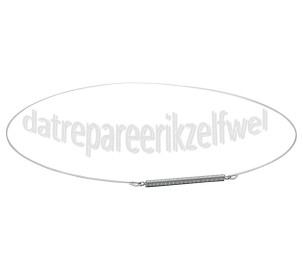 Foto van Bosch Knelring Spanring van manchet, voorzijde WM12P260GC, WAS24743OE, WM12P369EE 