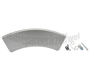Foto van AEG Deurgreep Set compleet -grijs- L79484EFL, L87695WD, WTSL4E201 