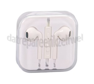 Foto van Grab 'n Go Hoofdtelefoon In Ear Hoofdtelefoon Wit, met microfoon Universeel 3,5mm 
