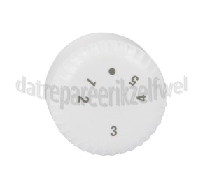 Foto van Pelgrim Knop Van thermostaat, wit EEK146A, KKS8122, KK2122V 