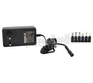 Foto van HQ Power Netadapter Universeel 1000 Mah 13.5 tot 30V Gestabiliseerd met 6 aansluitingen 