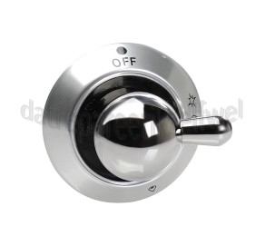 Foto van Knop Ilve G3401008, RVS/zwart, gasknop G340/10/08, VPNR93AN, P80MP 