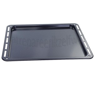 Foto van Hotpoint Bakplaat Geemailleerd, Grijs, 37,5x45cm AKZ7950IX, BLIMS9100IXL 