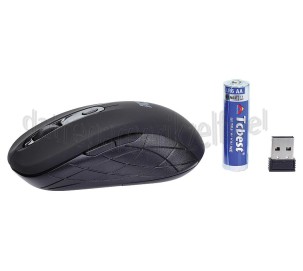 Foto van ACT Muis Draadloze optische muis met compacte Nano ontvanger DPI switch 1000-1200-1600 