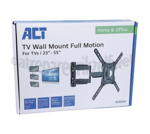 Foto van ACT Muursteun Turn TV Wandsteun L, 3 draaipunten Schermformaat 23 t/m 55 inch, 35kg 