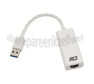 Foto van ACT Adapter netwerk 10/100/1000Mbps USB 1 poorten USB 3.0 