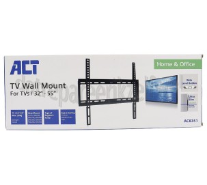 Foto van ACT Muursteun Fixed TV Wandsteun L Schermformaat 32 t/m 55 inch, 35kg 