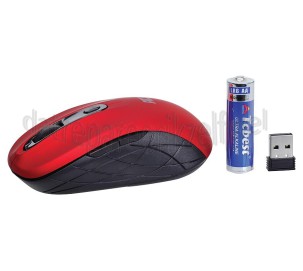 Foto van ACT Muis Draadloze optische muis met compacte Nano ontvanger DPI switch 1000-1200-1600 