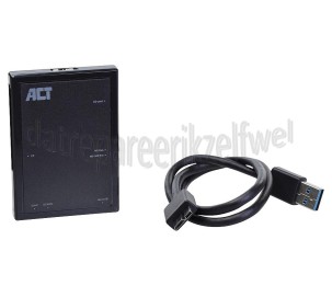 Foto van ACT Kaartlezer Externe Multi Cardreader USB 3.1 Zwart 