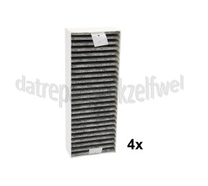 Foto van Siemens Filter Koolstoffilter, 4 stuks ED707FQ25E, ED807FQ25E, EX877LX67E 