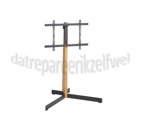 Foto van Vogel's Standaard Vloerstandaard Eiken Zwart TVS3695 40 tot 77 inch 