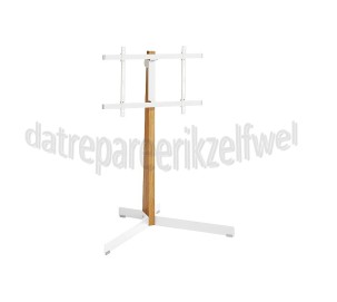 Foto van Vogel's Standaard Vloerstandaard Eiken Wit TVS3695 40 tot 77 inch 